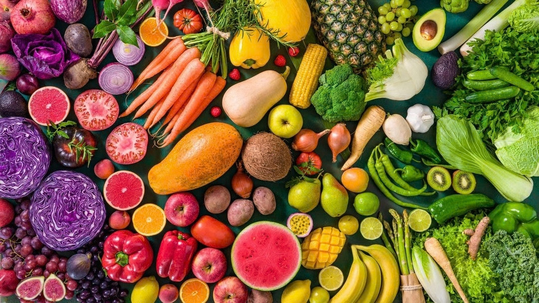 Fresh fruit and vegetables